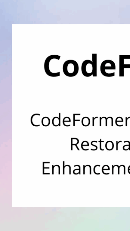 codeFormerͼ1