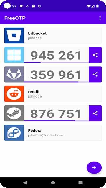 FreeOTP截图5