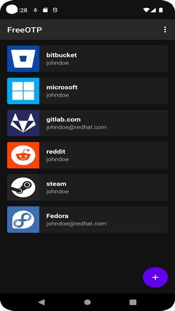FreeOTP截图1